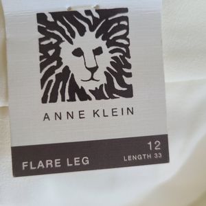 Anne Klein Ivory Dress Pants